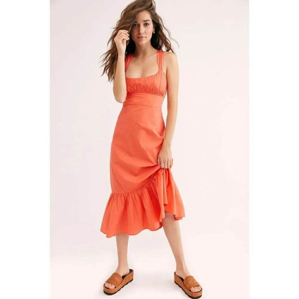 NWT FREE PEOPLE ENDLESS SUMMER LAILA MIDI DRESS